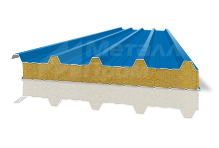 Кровельная сэндвич-панель 200 мм с минеральной ватой