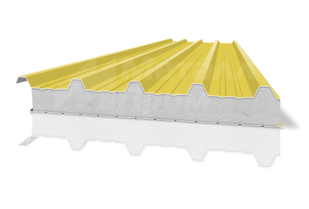 Металлическая кровельная сэндвич-панель 200 мм из пенополистирола