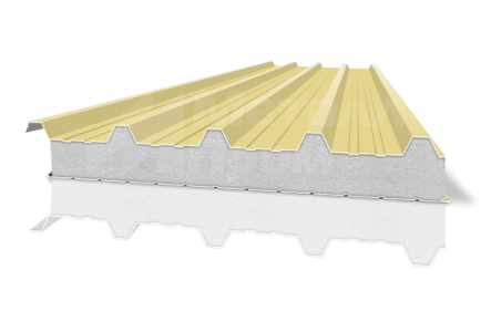 Металлическая кровельная сэндвич-панель 300 мм из пенополистирола