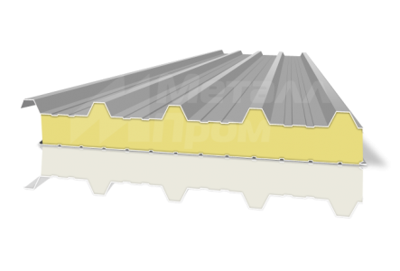 Сендвичная панель металлическая кровельная 250 мм ПИР (PIR)