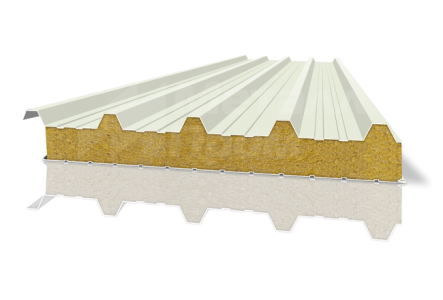 Кровельная сэндвич-панель 150 мм с минеральной ватой
