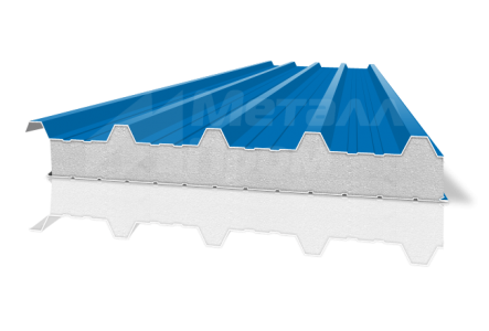 Металлическая кровельная сэндвич-панель 250 мм из пенополистирола