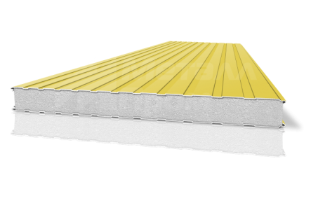 Сэндвич-панель 1190 мм с пенополистиролом
